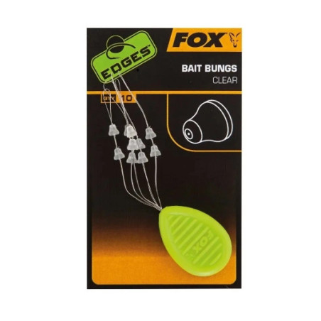 Stopery do przynęt na włos Fox Edges Bait Bungs 10szt. Stopery do przynęt na włos Fox Edges Bait Bungs 10szt.