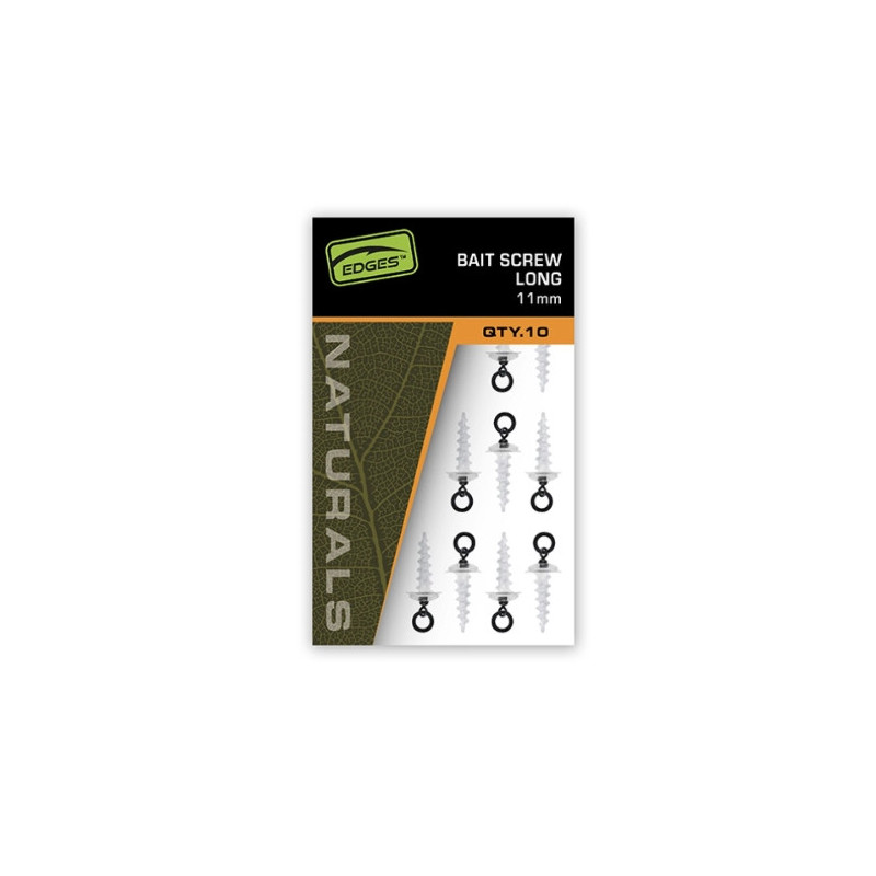 Wkrętki do kulek pop-up Fox Edges Bait Screw - Long 11mm Wkrętki do kulek pop-up Fox Edges Bait Screw - Long 11mm
