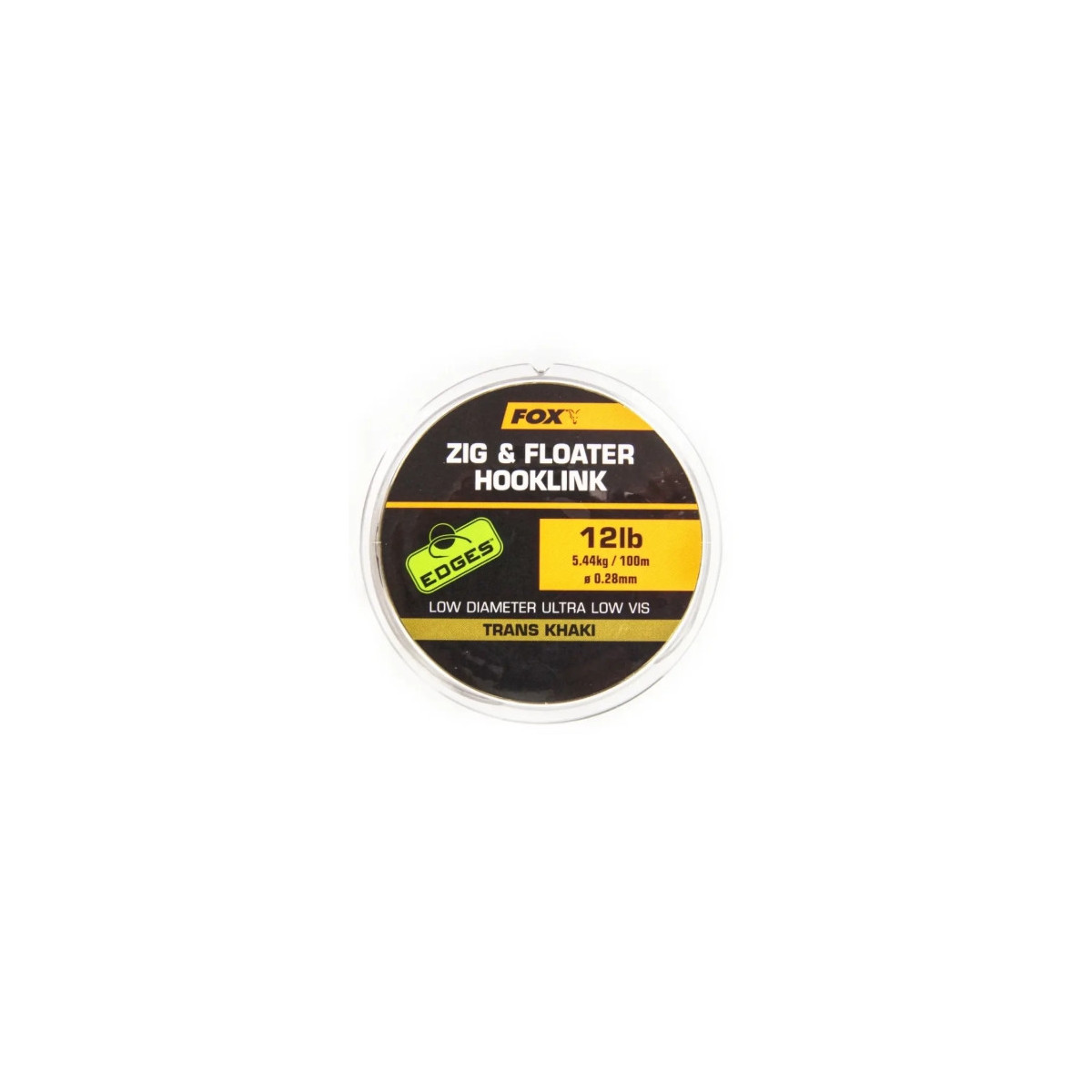 Materiał przyponowy Fox EDGES™ Zig & Floater Hooklink 100m / 0,28mm / 12lb Materiał przyponowy Fox EDGES™ Zig & Floater Hooklink 100m / 0,28mm / 12lb
