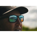 Okulary Fox Rage Transparent Black Brown Lens Mirror Blue Eyewear