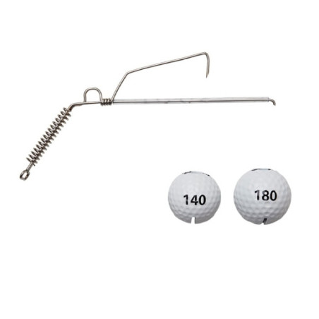 System do zbrojenia martwej rybki DAM Madcat Golf Ball Jig System Anti Snag 140+180g