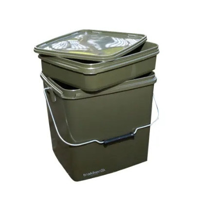 Wiadro Kwadratowe z Tacką Trakker Olive Square Container inc. Tray 13L Wiadro Kwadratowe z Tacką Trakker Olive Square Container inc. Tray 13L