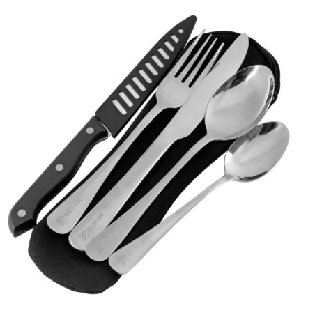 Komplet sztućców w pokrowcu Sonik Sizzla Cutlery Set