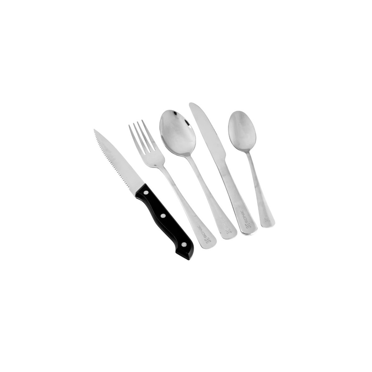 Komplet sztućców w pokrowcu Sonik Sizzla Cutlery Set Komplet sztućców w pokrowcu Sonik Sizzla Cutlery Set