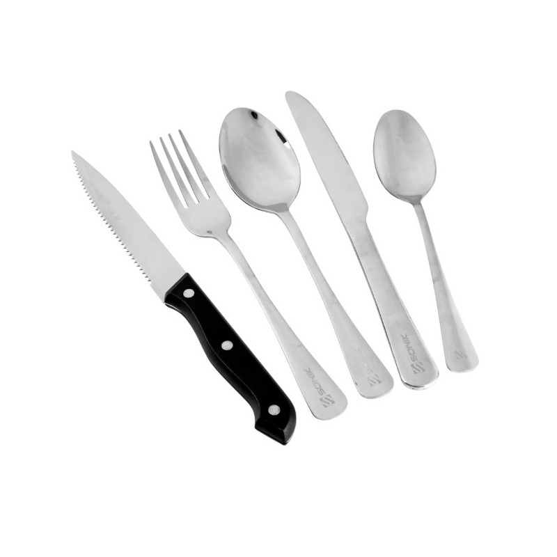 Komplet sztućców w pokrowcu Sonik Sizzla Cutlery Set Komplet sztućców w pokrowcu Sonik Sizzla Cutlery Set