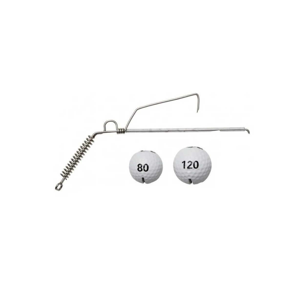 System do zbrojenia martwej rybki DAM Madcat Golf Ball Jig System Anti Snag 80+120g