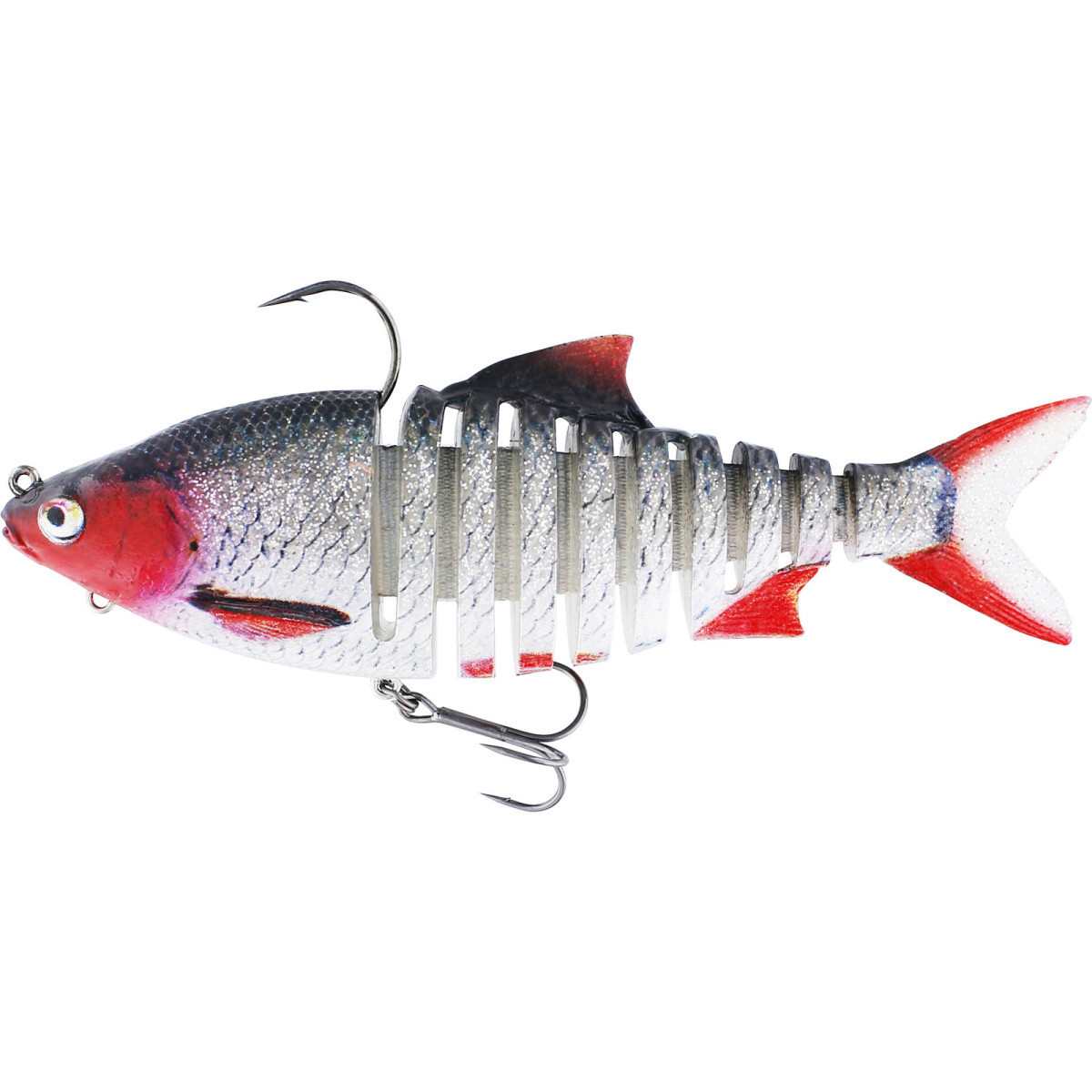 Guma Westin Ricky The Roach Multi Jointed R 'N R 14cm - Redlight Roach / sinking