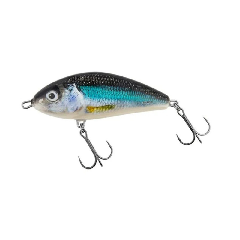 Wobler Salmo Fatso Floating 12cm - Holo Smelt
