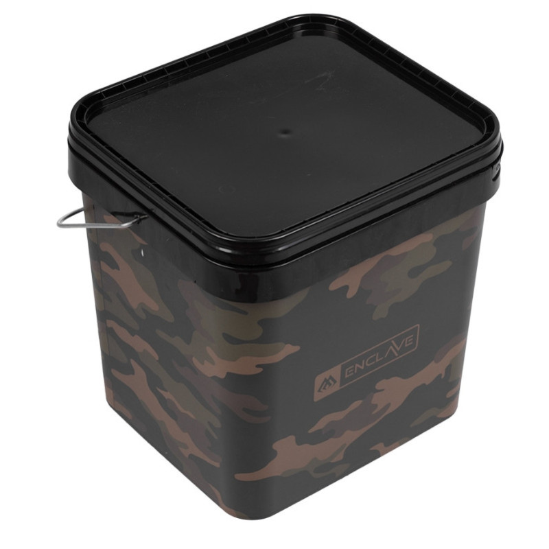 Wiadro kwadratowe Mikado Enclave Camo Bucket 10L