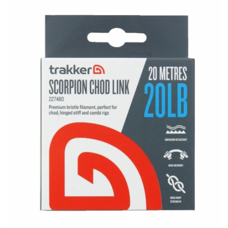 Sztywny materiał przyponowy Trakker Scorpion Chod Link 20m / 20lb / 9,80kg