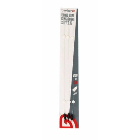 Gotowy odcinek Boom z szybkozłączem Clinga Roonie Sleeve Trakker Fluoro Boom - 3g Clinga Ronnie Sleeve 19cm(7.5in)