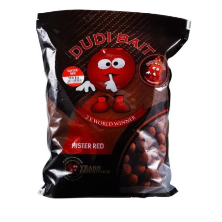 Kulki zanętowe Dudi Bait Mister Red Super Hot Tari 1 kg 20mm - wolno pracujące