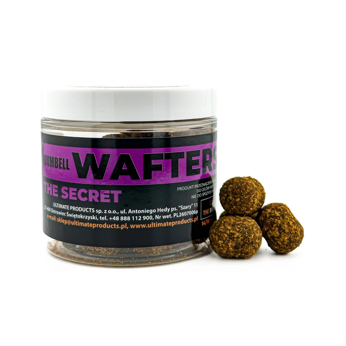 Kulki The Ultimate DUMBELL WAFTERS 14/18mm - The Secret Kulki The Ultimate DUMBELL WAFTERS 14/18mm - The Secret