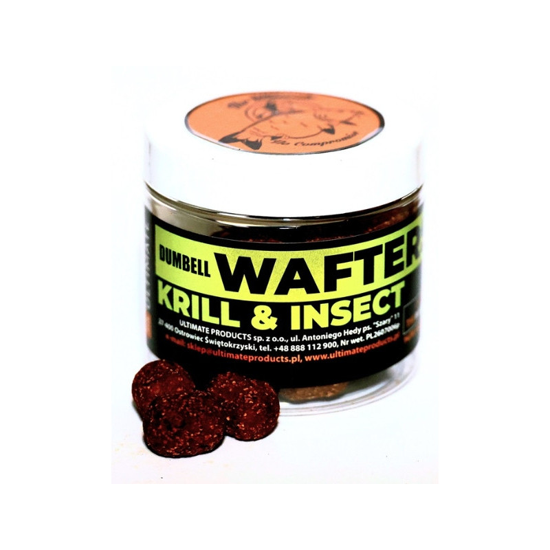 Kulki zanętowe The Ultimate Wafters 18mm - Krill Insect