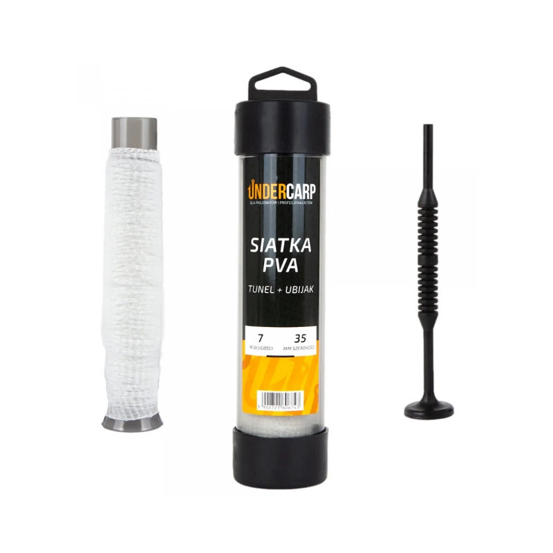Siatka Pva Under Carp Tunel+Ubijak 700cm / 35mm Siatka Pva Under Carp Tunel+Ubijak 700cm / 35mm