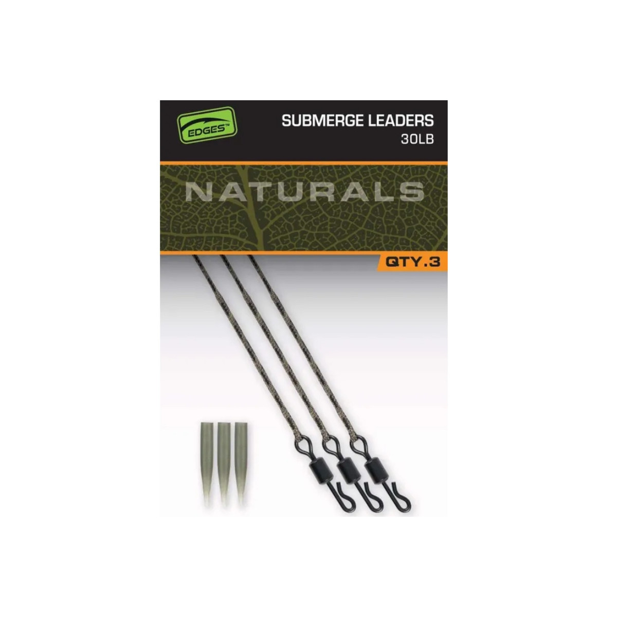 Przypon Fox Edges Submerge Leaders 75cm - Naturals