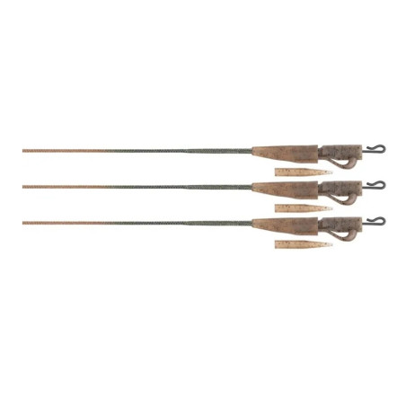 Zestaw z bezpiecznym klipsem Fox Edges Leadcore Lead Clip Leaders 75cm - Camo Zestaw z bezpiecznym klipsem Fox Edges Leadcore Lead Clip Leaders 75cm - Camo