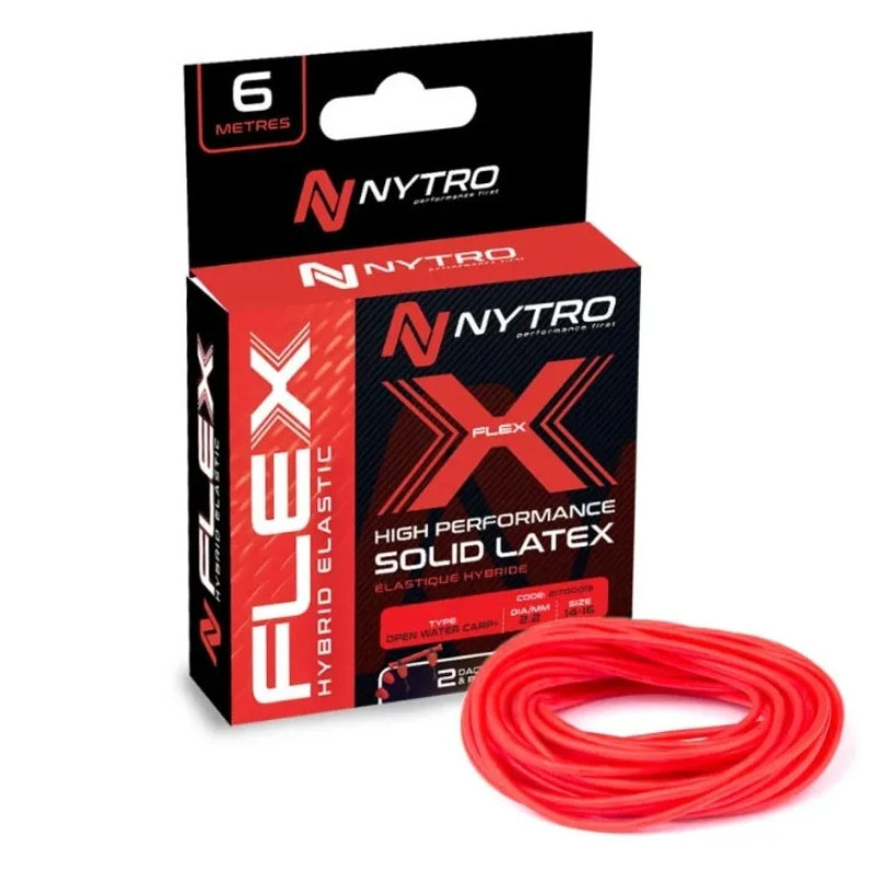 Amortyzator Nytro Flex Elastic 6m roz.14-16 / 2,2mm - Bright Red