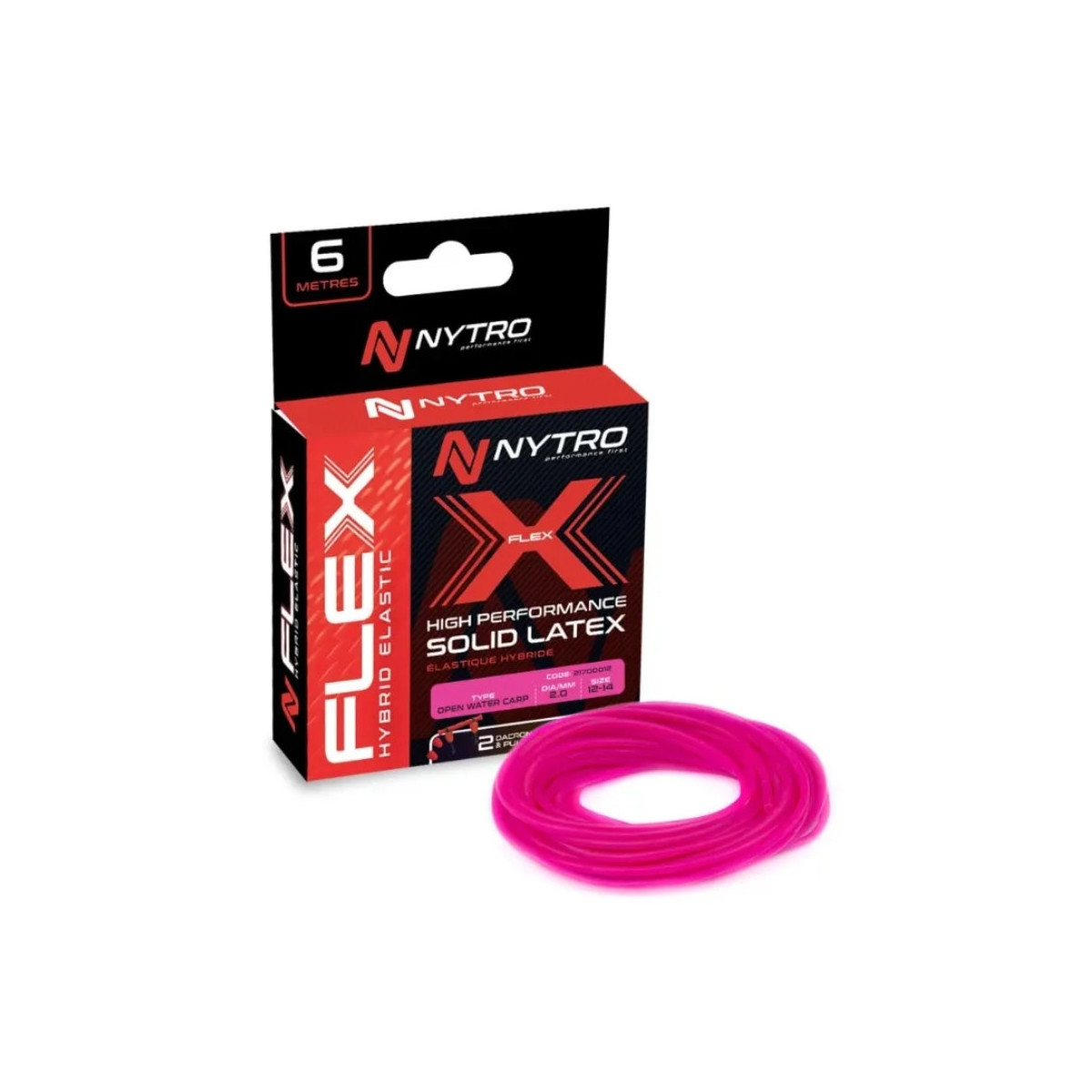 Amortyzator Nytro Flex Elastic 6m roz.12-14 / 2,0mm - Bright Pink Amortyzator Nytro Flex Elastic 6m roz.12-14 / 2,0mm - Bright Pink