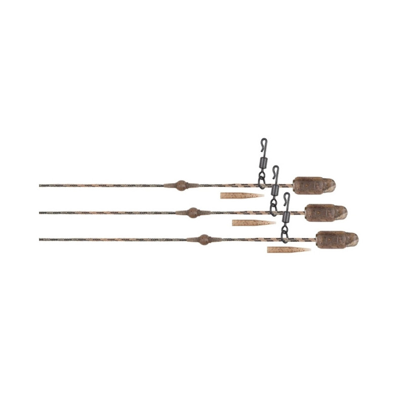 Gotowe zestawy helikopterowe z bezrdzeniowego materiału Submerge Fox Edges Camo Heli-Clip Rigs 40lb Gotowe zestawy helikopterowe z bezrdzeniowego materiału Submerge Fox Edges Camo Heli-Clip Rigs 40lb