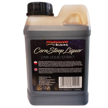 Liquid Massive Baits CSL 1000ml - Dark Extract Liquid Massive Baits CSL 1000ml - Dark Extract