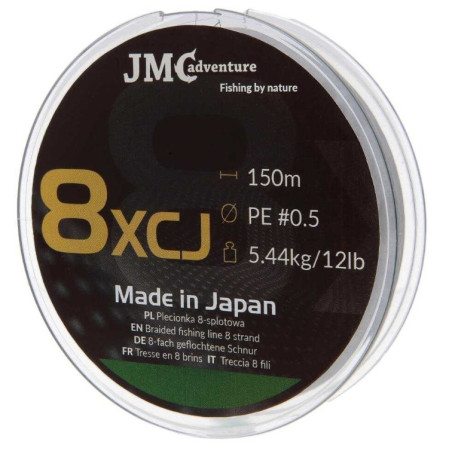 Plecionka JMC ADVENTURE 8XCJ 150m PE2,5 / 40lb - zielona Plecionka JMC ADVENTURE 8XCJ 150m PE2,5 / 40lb - zielona