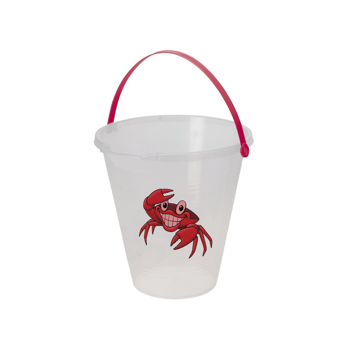 Wiaderko Kinetic LITTLE VIKING CRAB BUCKET CLEAR Wiaderko Kinetic LITTLE VIKING CRAB BUCKET CLEAR