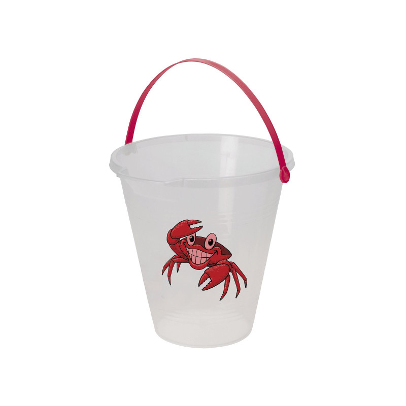 Wiaderko Kinetic LITTLE VIKING CRAB BUCKET CLEAR Wiaderko Kinetic LITTLE VIKING CRAB BUCKET CLEAR