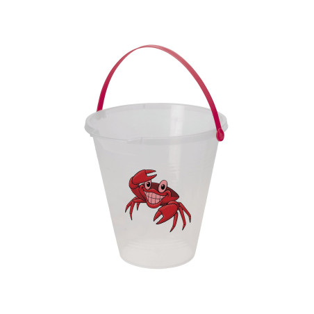 Wiaderko Kinetic LITTLE VIKING CRAB BUCKET CLEAR Wiaderko Kinetic LITTLE VIKING CRAB BUCKET CLEAR