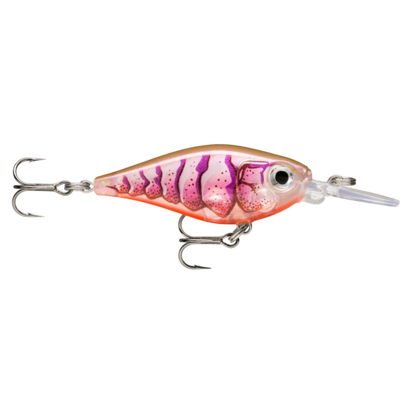 Wobler Rapala X-LIGHT SHAD 4cm - PUPU / Purple Prawn UV Wobler Rapala X-LIGHT SHAD 4cm - PUPU / Purple Prawn UV