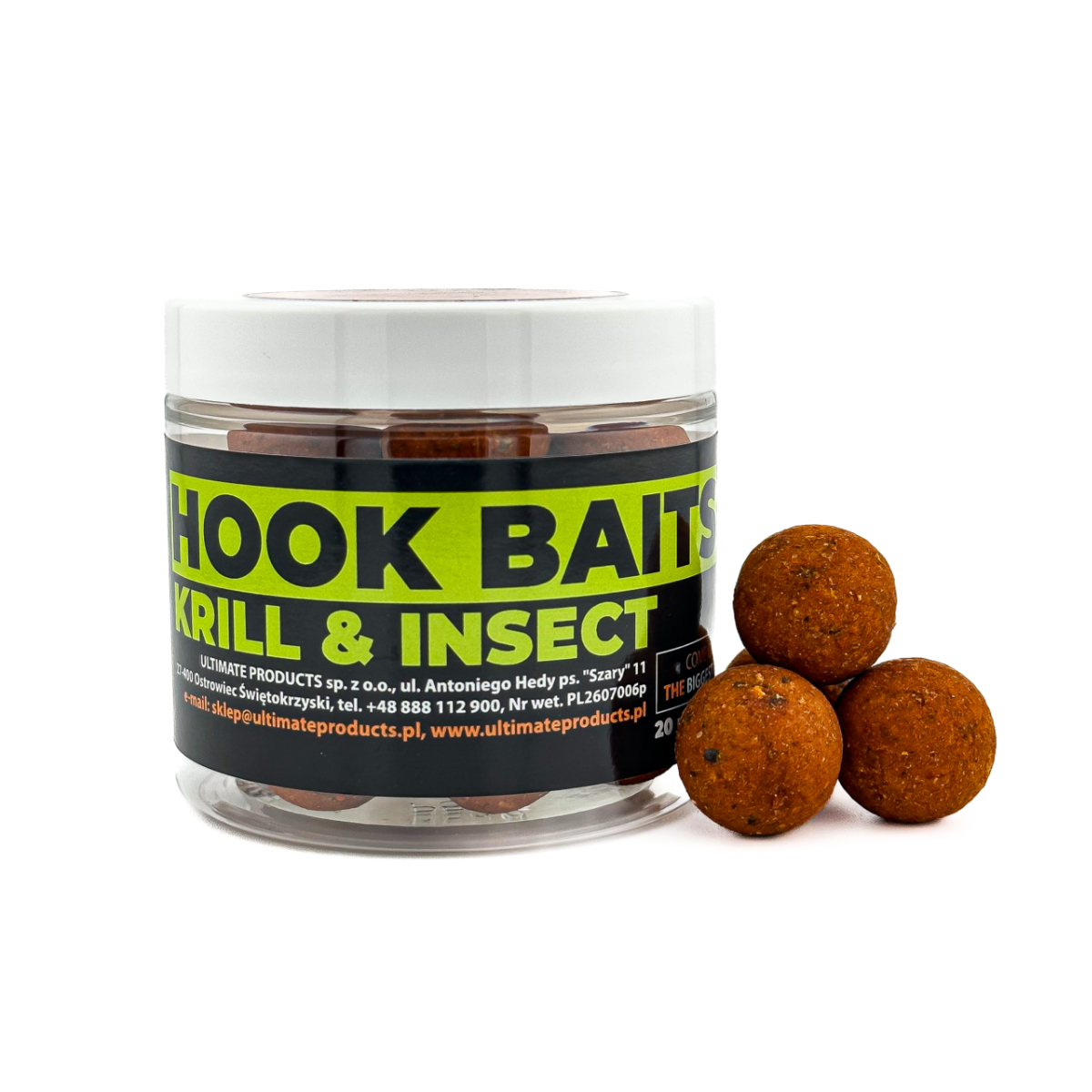 Kulki zanętowe The Ultimate Hook Baits 20mm / Krill Insect Kulki zanętowe The Ultimate Hook Baits 20mm / Krill Insect