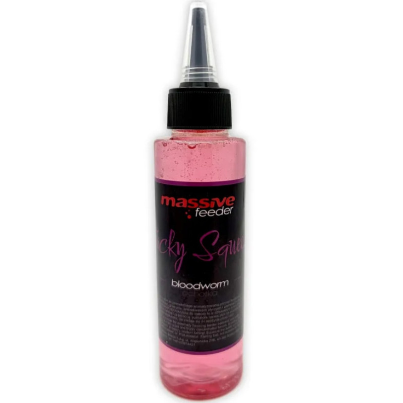 Booster MASSIVE FEEDER Tricky Squeezer 100ml - Bloodworm