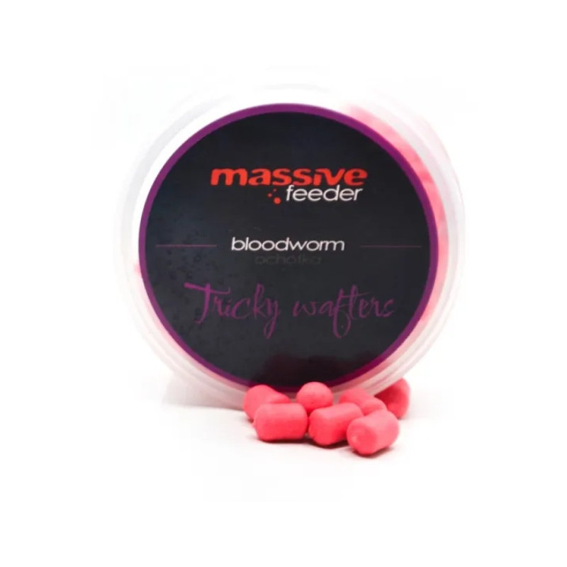 Wafters MASSIVE FEEDER Tricky Wafters 50ml 7x10mm - Bloodworm