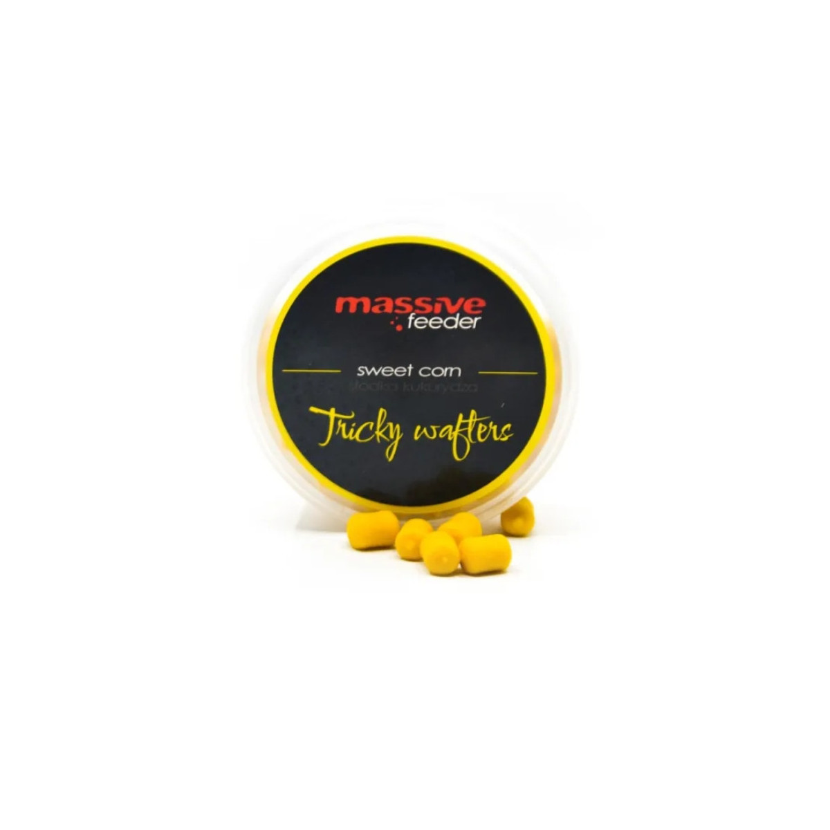 Wafters MASSIVE FEEDER Tricky Wafters 50ml 7x10mm - Sweet Corn Wafters MASSIVE FEEDER Tricky Wafters 50ml 7x10mm - Sweet Corn
