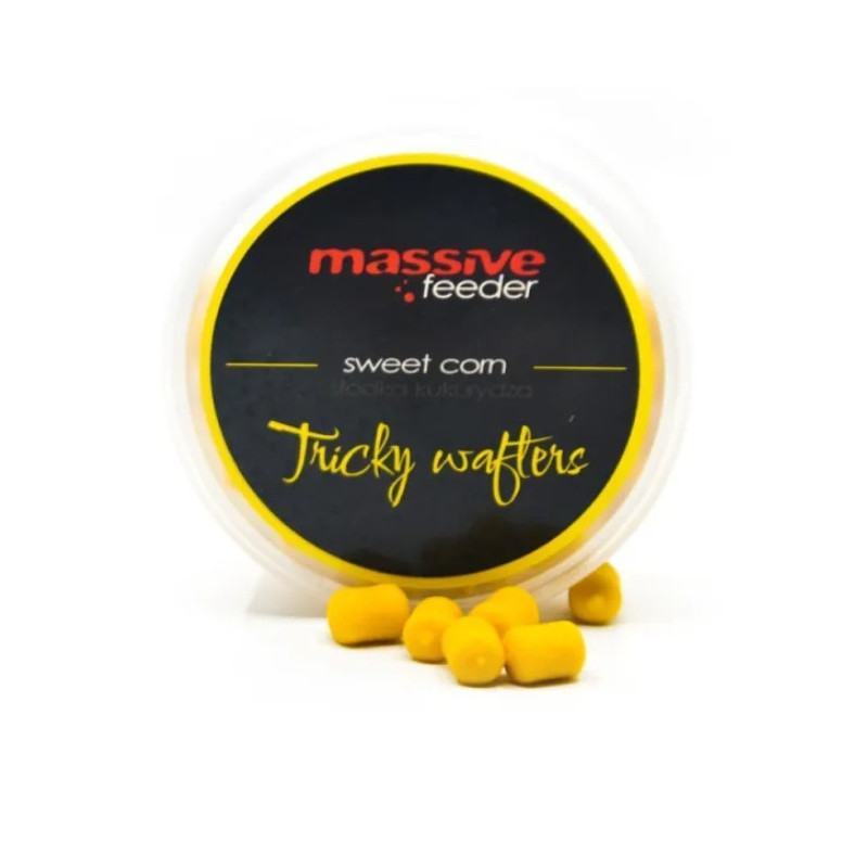 Wafters MASSIVE FEEDER Tricky Wafters 50ml 7x10mm - Sweet Corn Wafters MASSIVE FEEDER Tricky Wafters 50ml 7x10mm - Sweet Corn