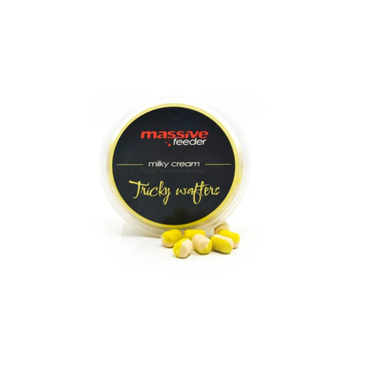 Wafters MASSIVE FEEDER Tricky Wafters 50ml 7x10mm - Milky Cream