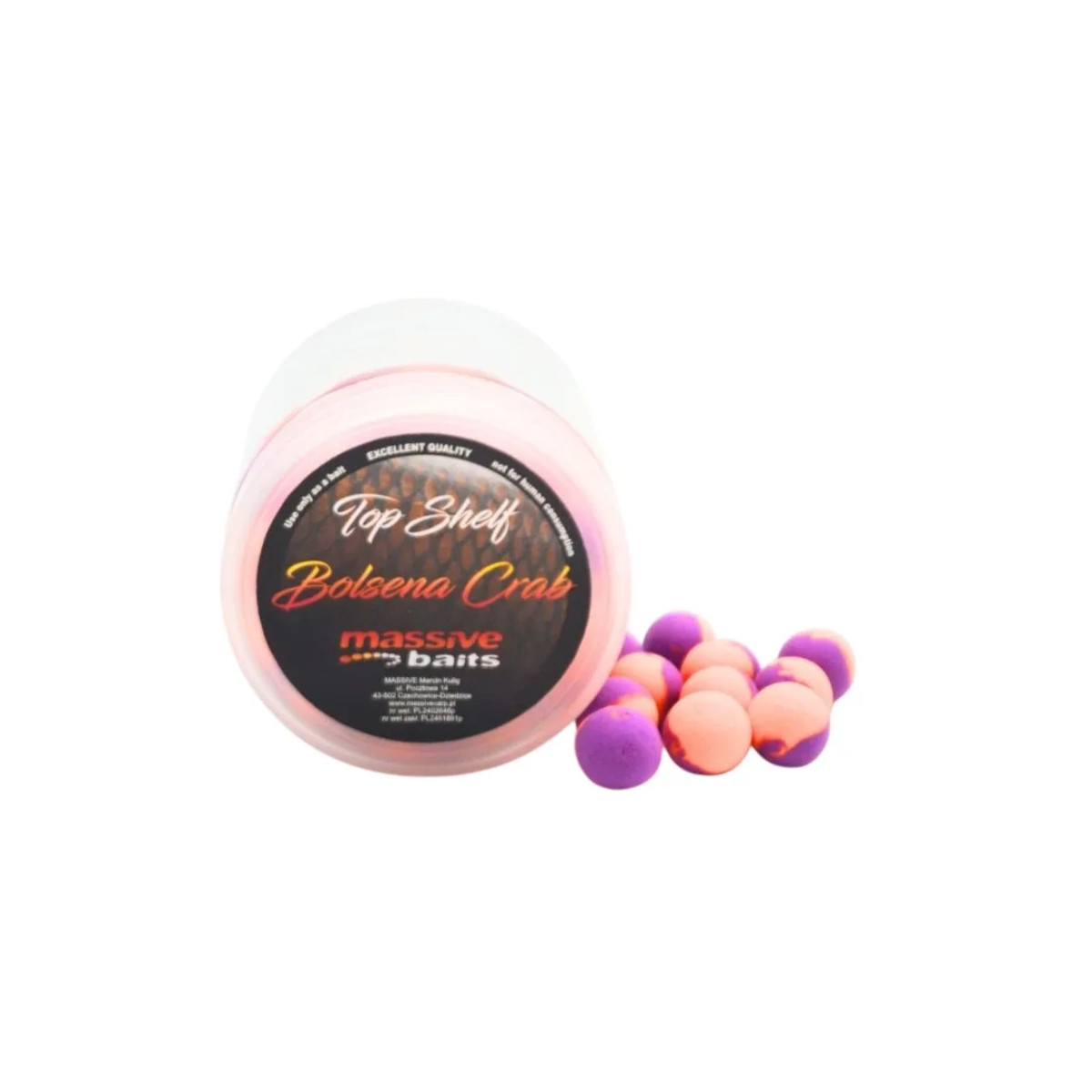 Kulki Massive Baits Special Pop-Ups 200ml 14mm - Bolsena Crab