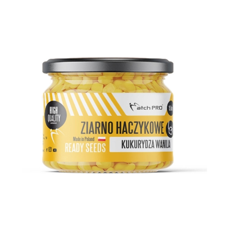 Ziarno haczykowe Match Pro Kukurydza 150ml - Wanilia