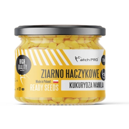 Ziarno haczykowe Match Pro Kukurydza 150ml - Wanilia Ziarno haczykowe Match Pro Kukurydza 150ml - Wanilia