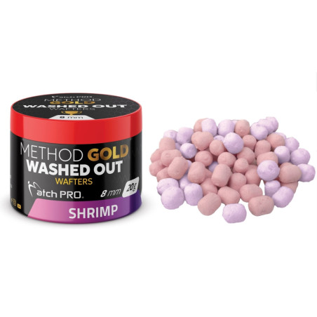 Kulki METHOD GOLD WAFTERS WASHED OUT 20g 8mm - SHRIMP Kulki METHOD GOLD WAFTERS WASHED OUT 20g 8mm - SHRIMP
