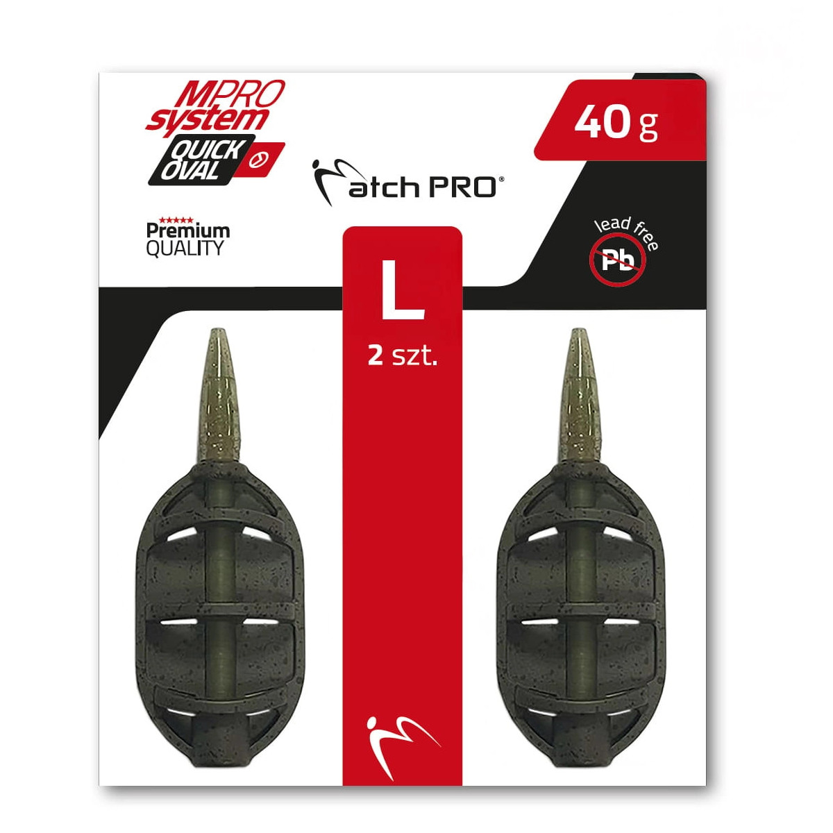 Koszyk Match Pro MPRO System Method QUICK OVAL L / 40g Koszyk Match Pro MPRO System Method QUICK OVAL L / 40g