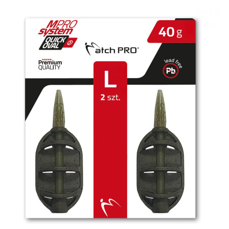 Koszyk Match Pro MPRO System Method QUICK OVAL L / 40g Koszyk Match Pro MPRO System Method QUICK OVAL L / 40g
