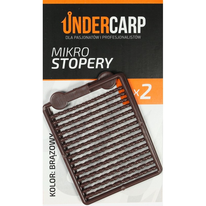 Mikro stopery Under Carp – brązowe Mikro stopery Under Carp – brązowe