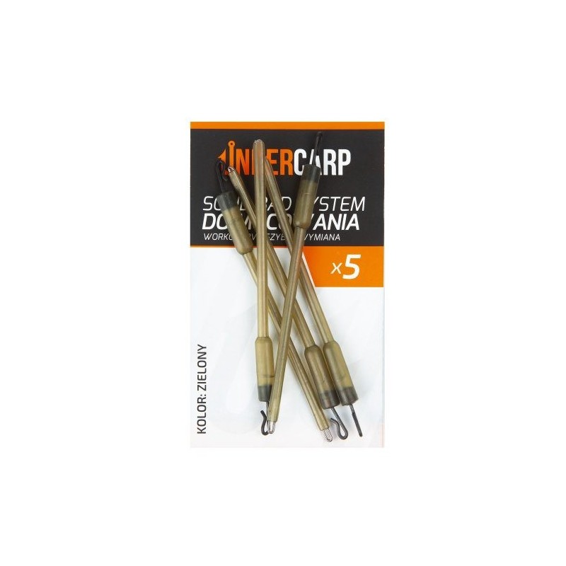System do mocowania worków PVA Under Carp Solid Bag 8cm - Szybka wymiana Zielony