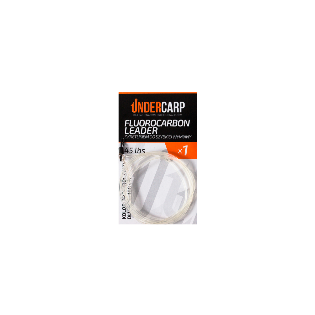 Fluorocarbon Under Carp Leader 100cm / 45 lbs