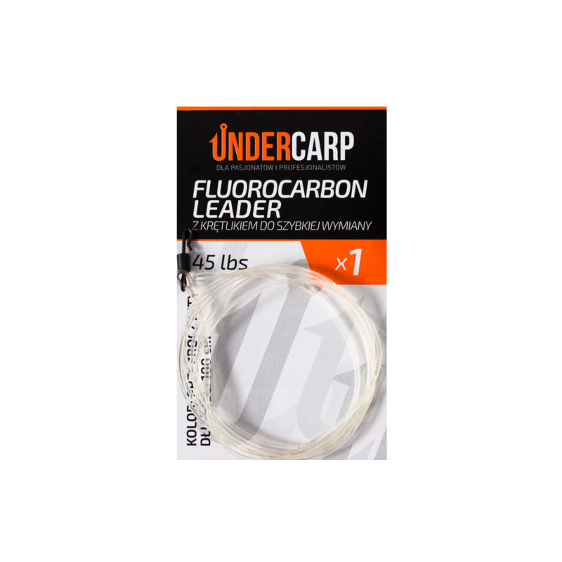 Fluorocarbon Under Carp Leader 100cm / 45 lbs
