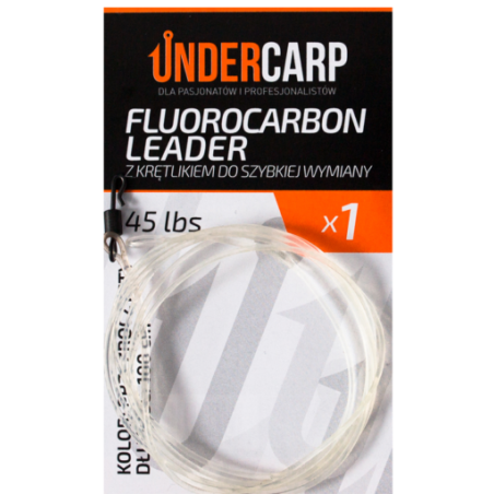 Fluorocarbon Under Carp Leader 100cm / 45 lbs