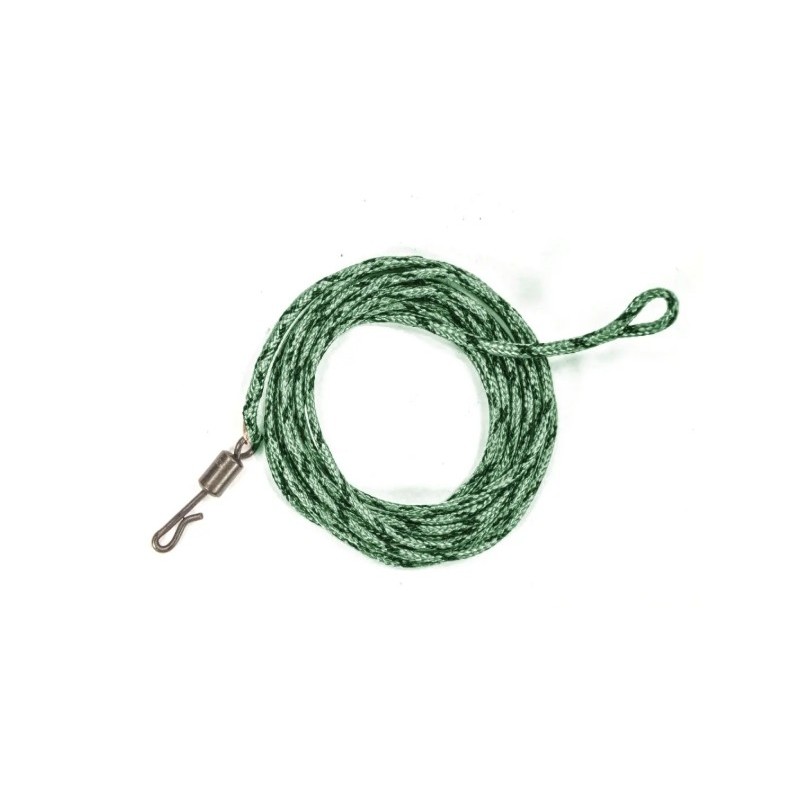 Leadcore z krętlikiem Under Carp do szybkiej wymiany 100cm / 45lb / zielony