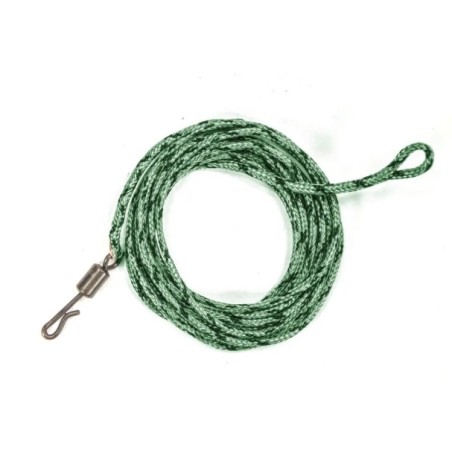 Leadcore z krętlikiem Under Carp do szybkiej wymiany 100cm / 45lb / zielony
