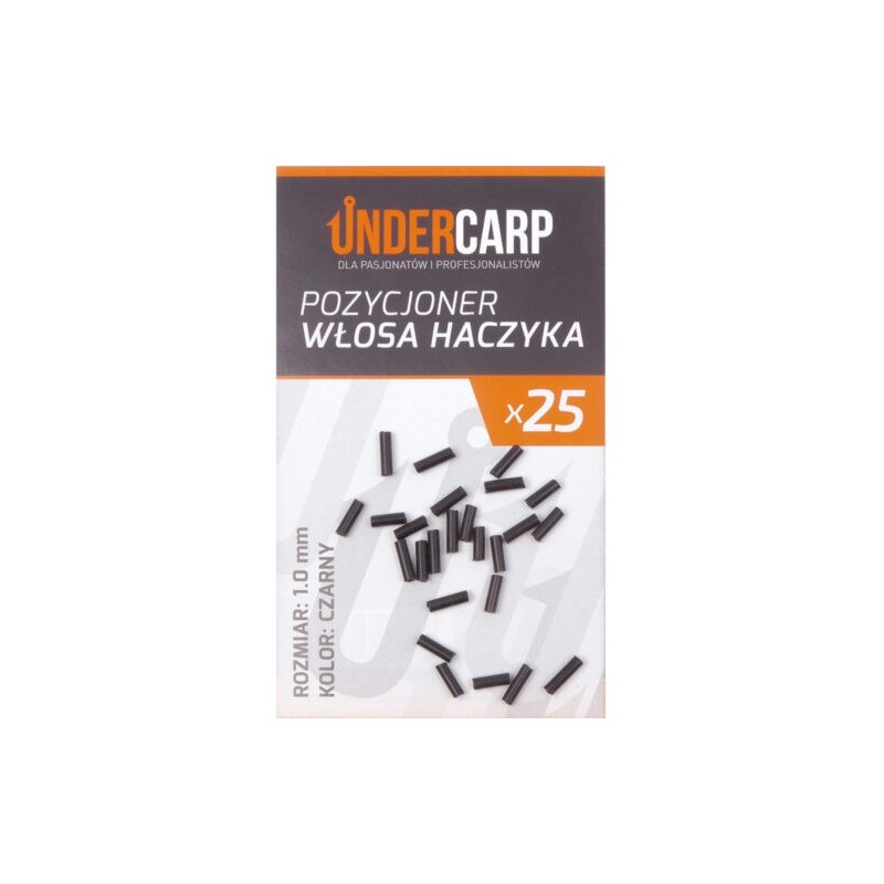 Pozycjoner włosa haczyka UnderCarp Kickers 1mm / czarny